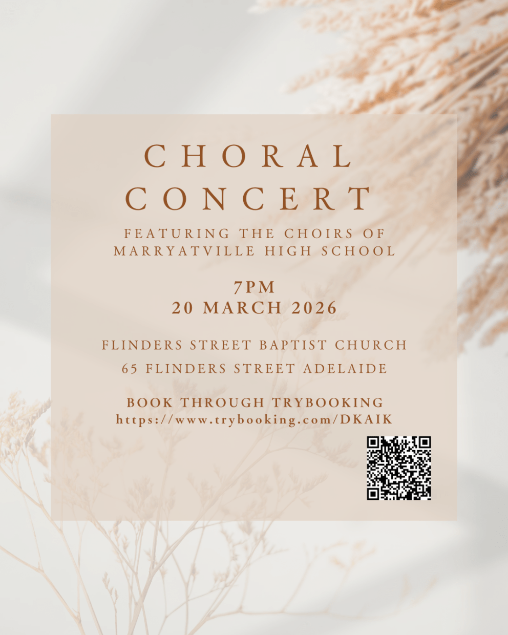 Choral Concert 2026 Choral Concert 2026